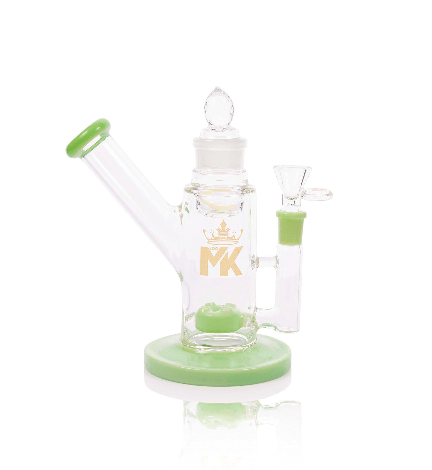 MK100 Glass Stash Rig with Built in Jar - 7"