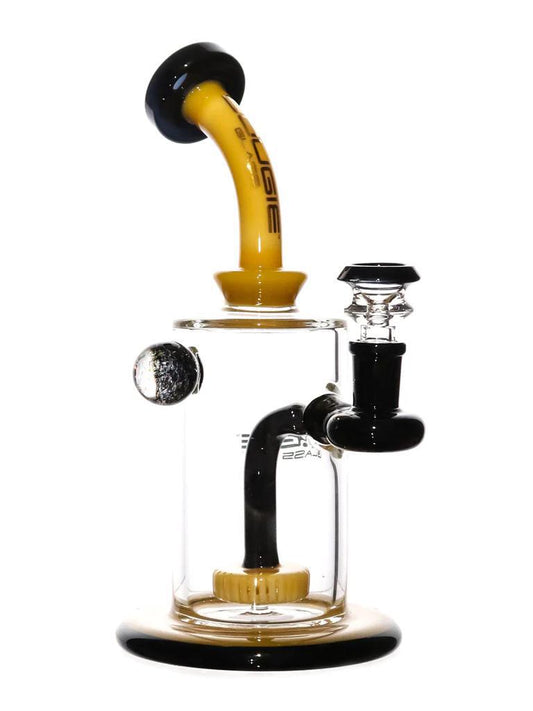 Bougie Glass - Dichro Marble Showerhead Rig ( 9" )