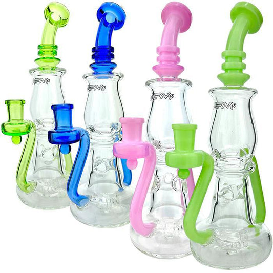 AFM The Nebula Recycler Water Pipe - 9.5"