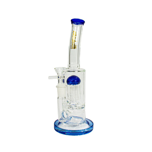 Amsterdam Glass Bent Tree Perc Water Pipe - 10"