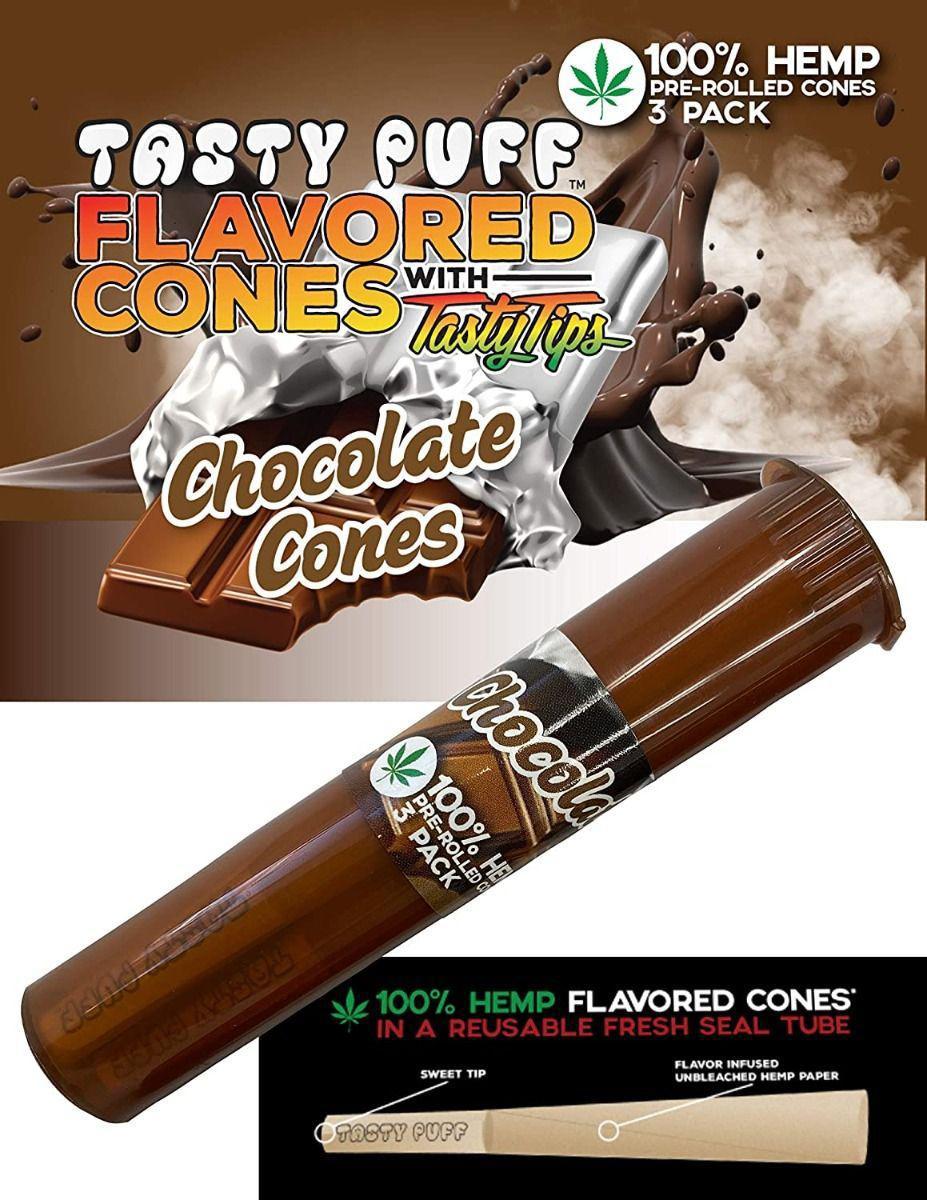 Tasty Puff Tasty Tips Flavored Cones - 3pc