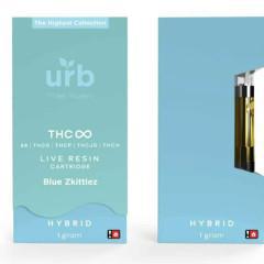 Urb THC Infinity Live Resin Cartridge - 1g ( Delta 8, THC-O, THC-P, THC-JD, THC-H )