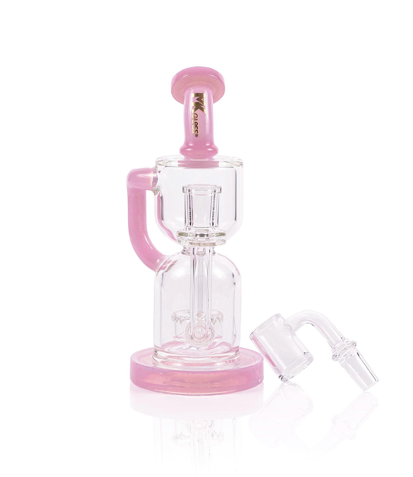 MK100 Glass Cyclone Recycler Rig - 8"