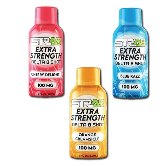 STR8 Extra Strength Delta 8 Shot - 100mg