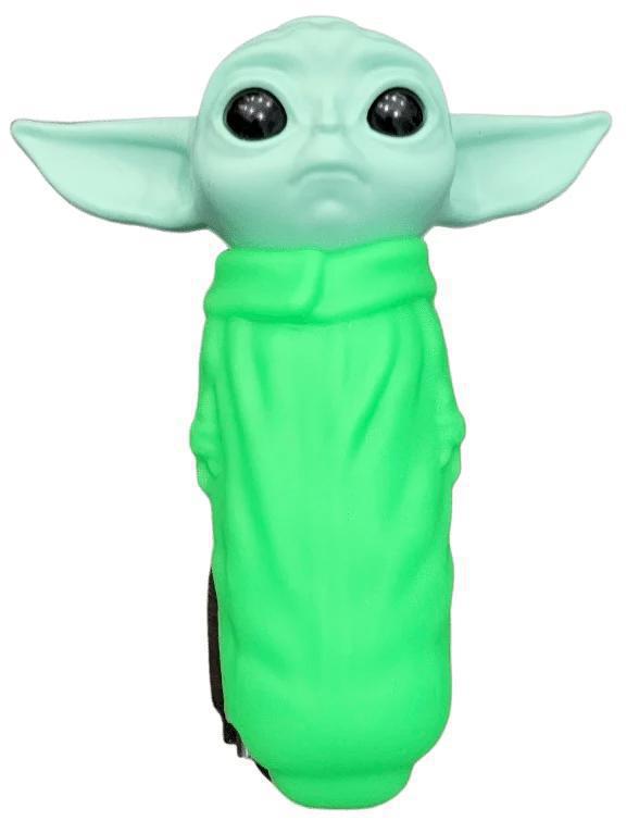 Baby Yoda Silicone Hand Pipe - 4.5"