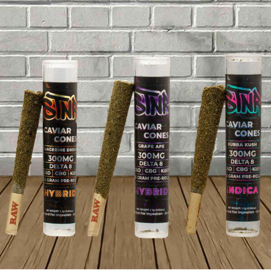 STNR Caviar Cones Delta 8-Kief - 1.5g