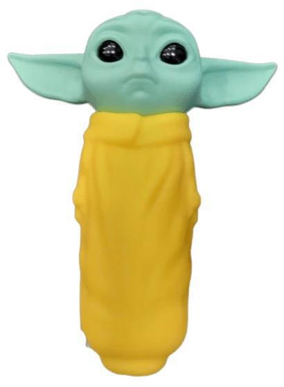 Baby Yoda Silicone Hand Pipe - 4.5"