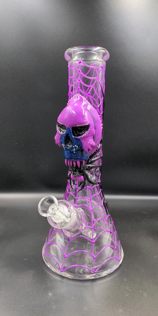 Glow in the Dark 3D Spider Water Pipe - 12.5"