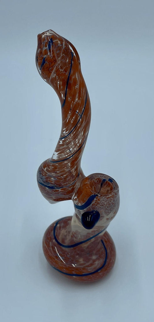 Swirled Bubbler w/ Hook - 7"